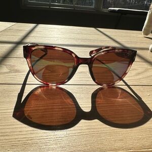 Costa Salina frame with coral Tortoise Frame Sunglasses with Brown Lenses